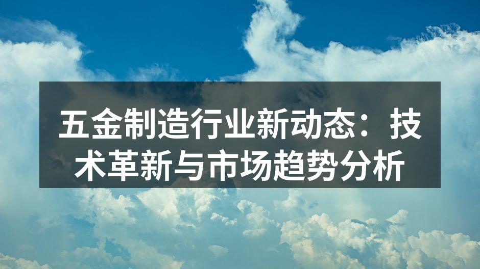 五金制造工厂全景