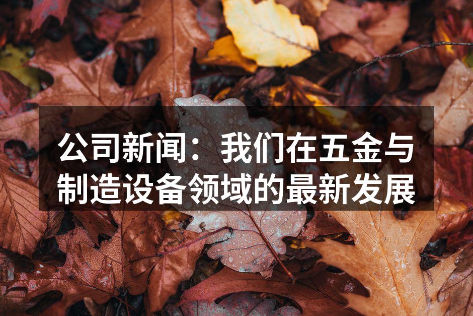 公司新引进的高精度数控机床